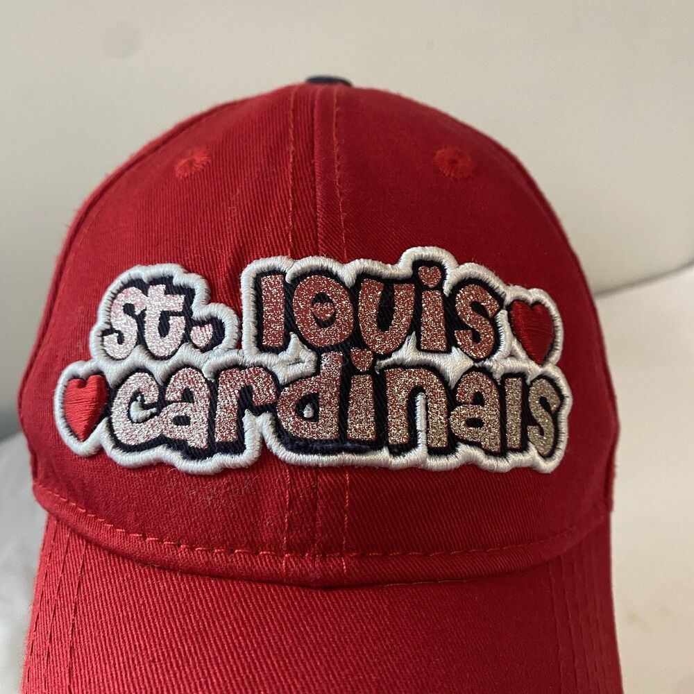 New Era St Louis Cardinals cap youth glitter hearts bling
